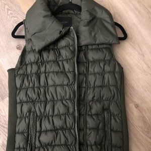 Marc New York Tonden Puffer Vest - Olive Green